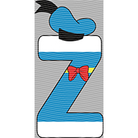 Cartoon letters-CL 185